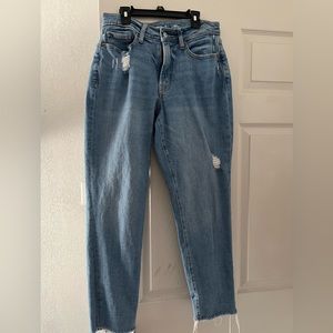High-rise curvy o.g. straight jeans